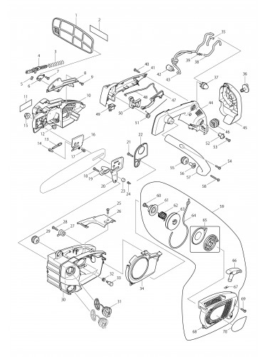 Vue éclatée Makita PS-220TH#01