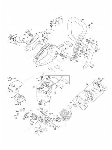 Vue éclatée Makita PS420SC#01