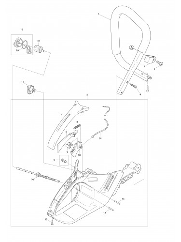 Vue éclatée Makita PS6400HS#01