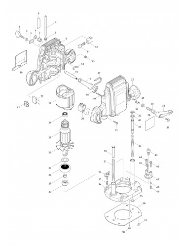 Vue éclatée Makita RP0900#01