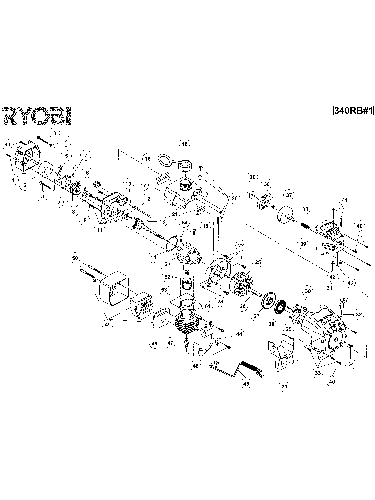 Vue éclatée Ryobi 340RB 340RB#1#01