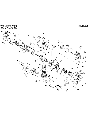 Vue éclatée Ryobi 340RB 340RB#2#01