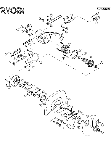 Vue éclatée Ryobi C306MA C306MA#01