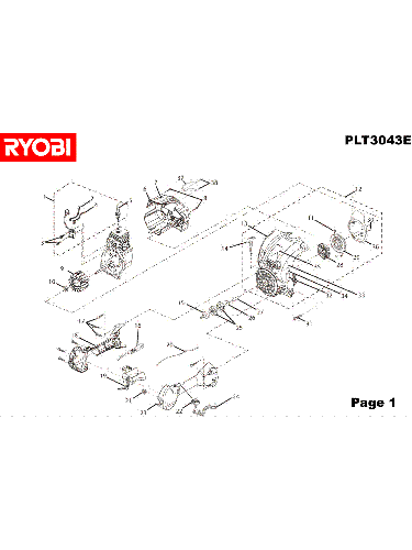 Vue éclatée Ryobi PLT3043E PLT3043E#1#01
