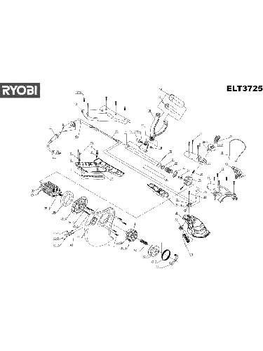 Vue éclatée Ryobi ELT3725 ELT3725#1#01