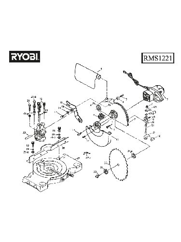 Vue éclatée Ryobi RMS1221 RMS1221#1#01