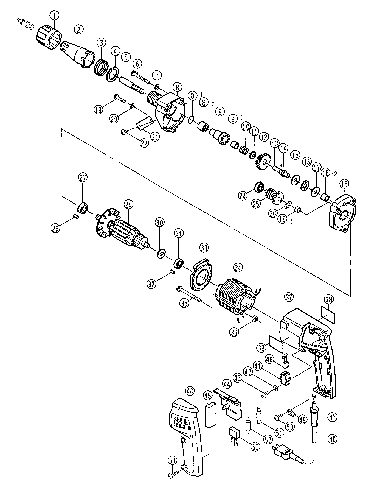 Vue éclatée Ryobi E3910 E3910#01