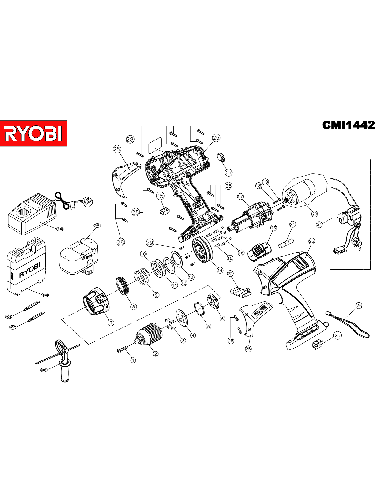 Vue éclatée Ryobi CMI1442 CMI1442#1#01
