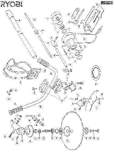 Vue éclatée Ryobi RD5224 RD5224#01