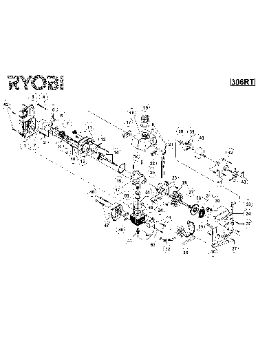 Vue éclatée Ryobi 306RT 306RT#01