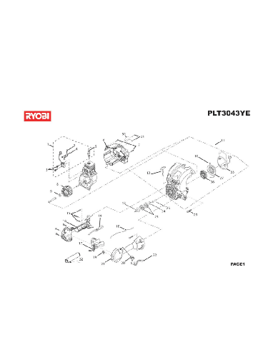 Vue éclatée Ryobi PLT3043YE PLT3043YE#1#01