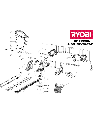 Vue éclatée Ryobi RHT600RL RHT600RL#1#01