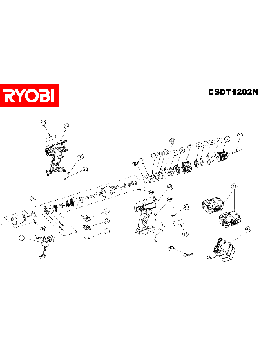 Vue éclatée Ryobi CSDT1202N CSDT1202N#1#01