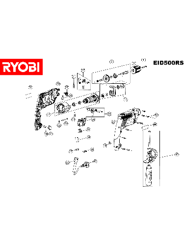 Vue éclatée Ryobi EID500RS EID500RS#1#01