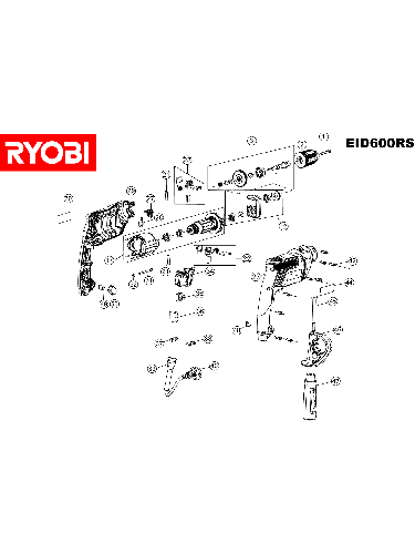 Vue éclatée Ryobi EID600RS EID600RS#1#01