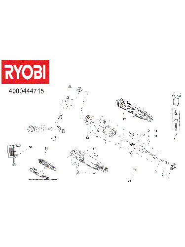 Vue éclatée Ryobi EHT150V_150W 4000444715#01