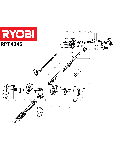 Vue éclatée Ryobi RPT4045 5133001253#1#01