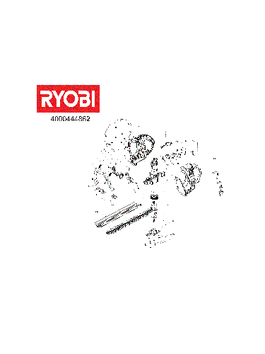 Vue éclatée Ryobi RHT4245 4000444862#01
