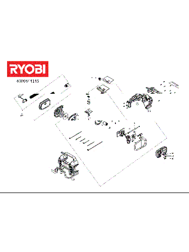 Vue éclatée Ryobi R18I-0 4000444145#01
