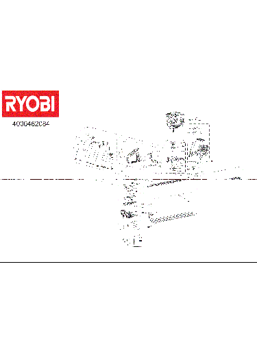 Vue éclatée Ryobi RHT2660R 4000462084#01