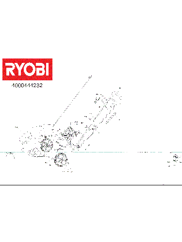 Vue éclatée Ryobi RFT254 4000444232#01