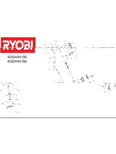 Vue éclatée Ryobi RLT6030PK3 4000444198#01