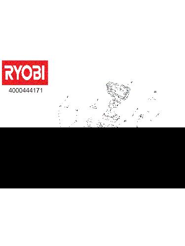 Vue éclatée Ryobi R14DDELL25S 4000444171#01