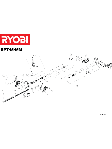 Vue éclatée Ryobi RPT4545E 4000444308#01