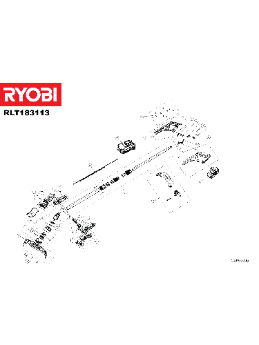Vue éclatée Ryobi RLT1831CD3H 4000444183#01