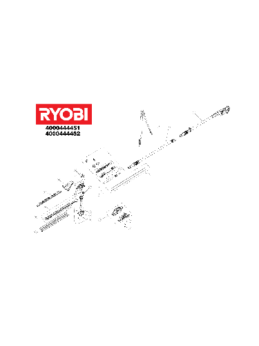 Vue éclatée Ryobi OPT1845 4000444452#01