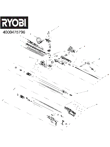 Vue éclatée Ryobi OPT1845 4000475796#01