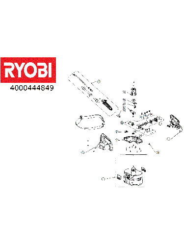 Vue éclatée Ryobi OWS1880 4000444849#01