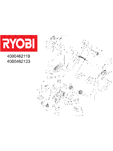 Vue éclatée Ryobi OLM1841H 4000462123#01