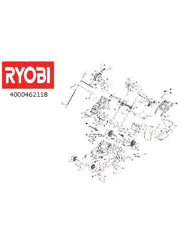 Vue éclatée Ryobi RLM36X46H5P 4000462118#01