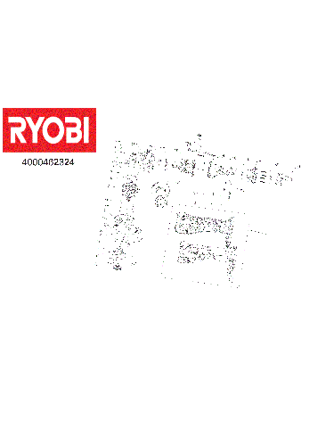 Vue éclatée Ryobi R18AG7-140S 4000462324#01