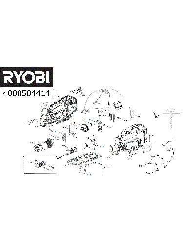 Vue éclatée Ryobi R18JS-120S 4000444177#01