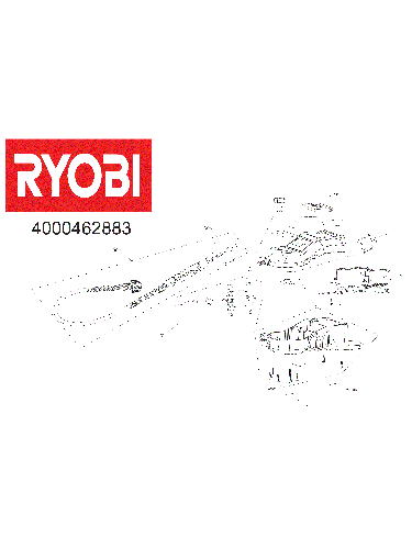 Vue éclatée Ryobi R18RT-0 4000462927#01