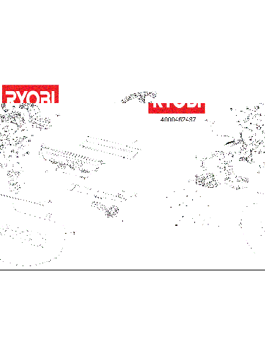 Vue éclatée Ryobi RBV1840 4000462497#01