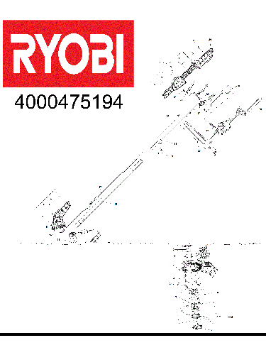 Vue éclatée Ryobi RY36LT33A-0 4000475194#01