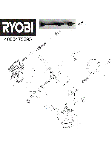 Vue éclatée Ryobi RY18PW22A-0 4000475295#01