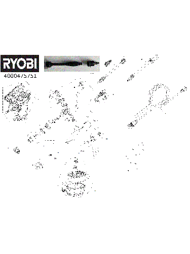 Vue éclatée Ryobi RY18PW22A-0 4000475751#01