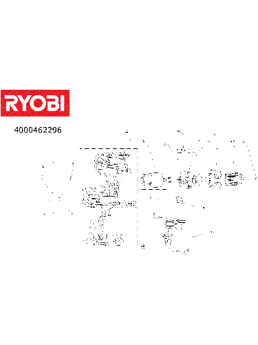 Vue éclatée Ryobi R18CK4E-242S 4000462296#01
