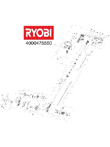 Vue éclatée Ryobi RY18EGA-0 4000475560#01