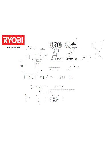 Vue éclatée Ryobi R18PDBL-252VTT 4000462104#01