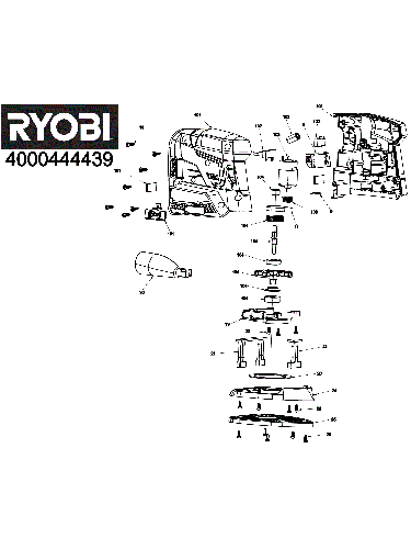Vue éclatée Ryobi R18PS-125SR 4000444439#01