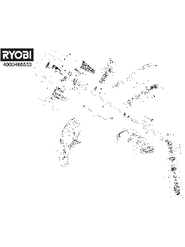 Vue éclatée Ryobi RY18BCX26A-0 4000486553#01
