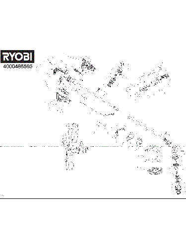 Vue éclatée Ryobi RY36BCX30A-0 4000486565#01