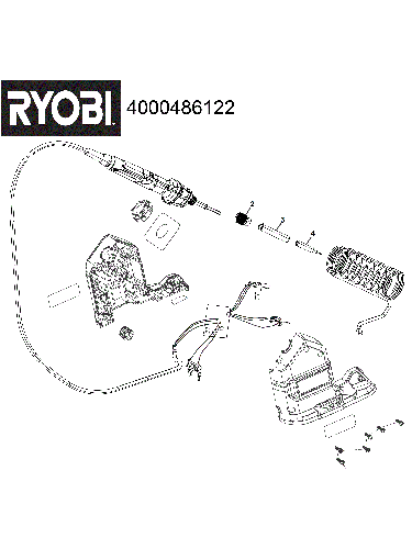 Vue éclatée Ryobi RSI18-120G 4000486122#01