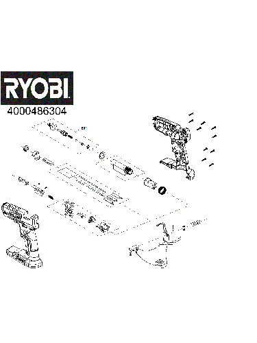 Vue éclatée Ryobi RGLU18-0 4000486304#01