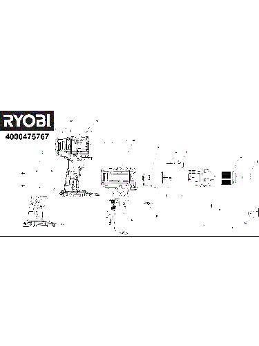Vue éclatée Ryobi RPD18-2C415S 4000475767#01